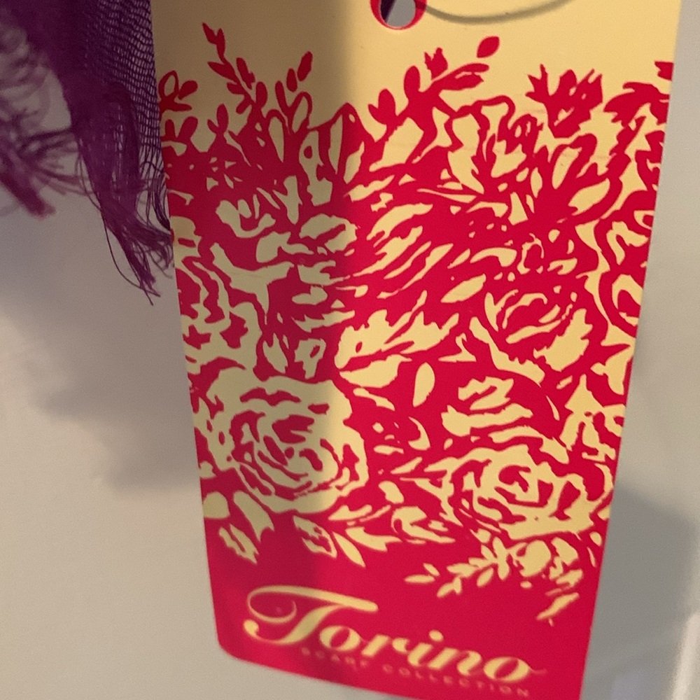 Purple Torino Scarf Brand New - Picture 3 of 4